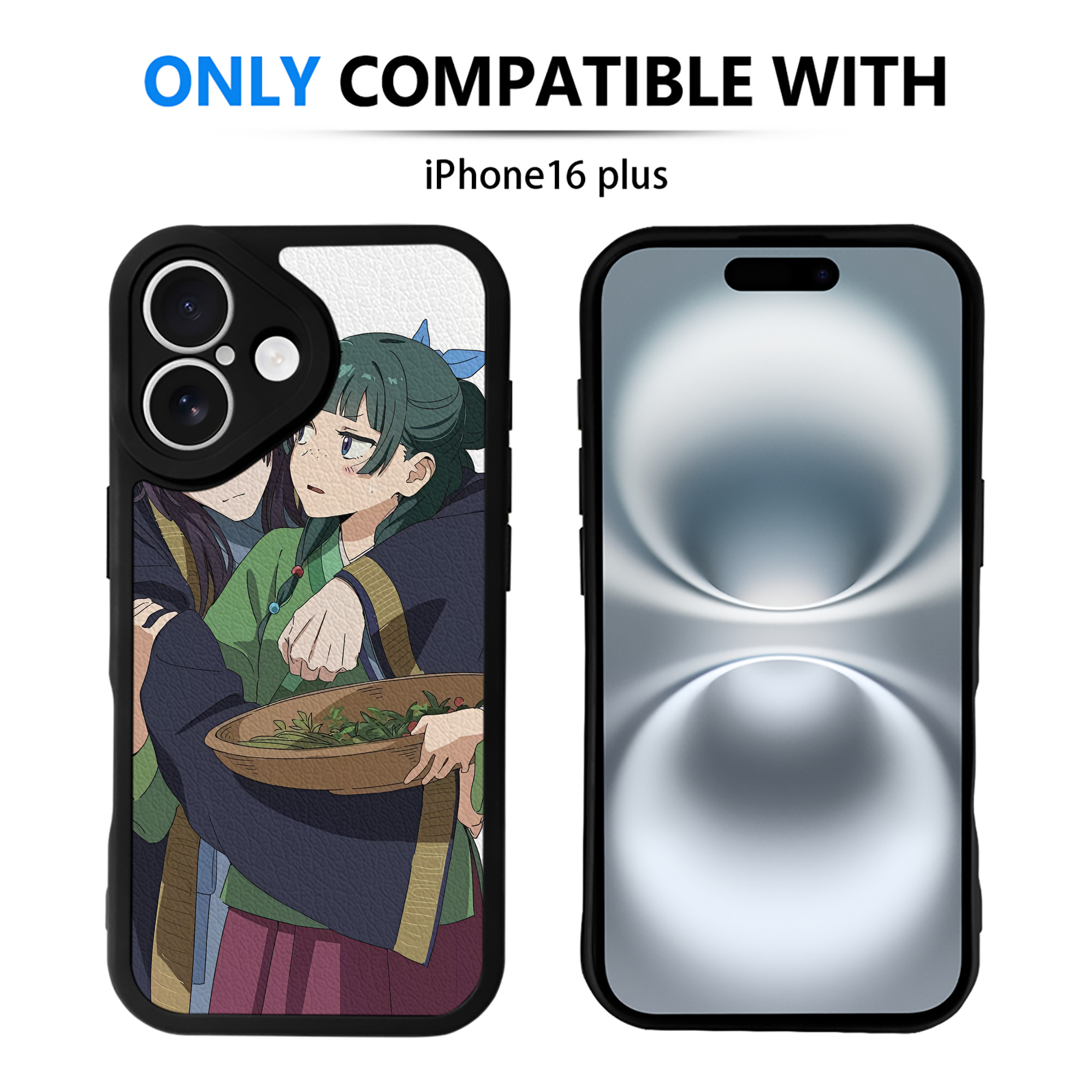 薬屋のひとりごと The Apothecary Diaries 【iPhone 16シリーズ対応】シリコンスマホケース（レザー調） 材質：シリコン